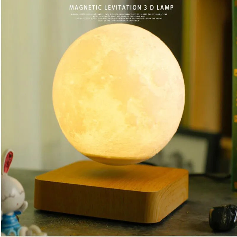 New 3D Printing LED Night Light Creative Touch Magnetic