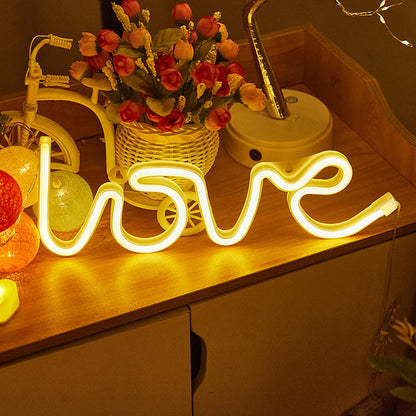 Valentine's Day Love Neon Light Sign Decoration