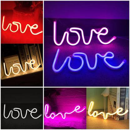 Valentine's Day Love Neon Light Sign Decoration