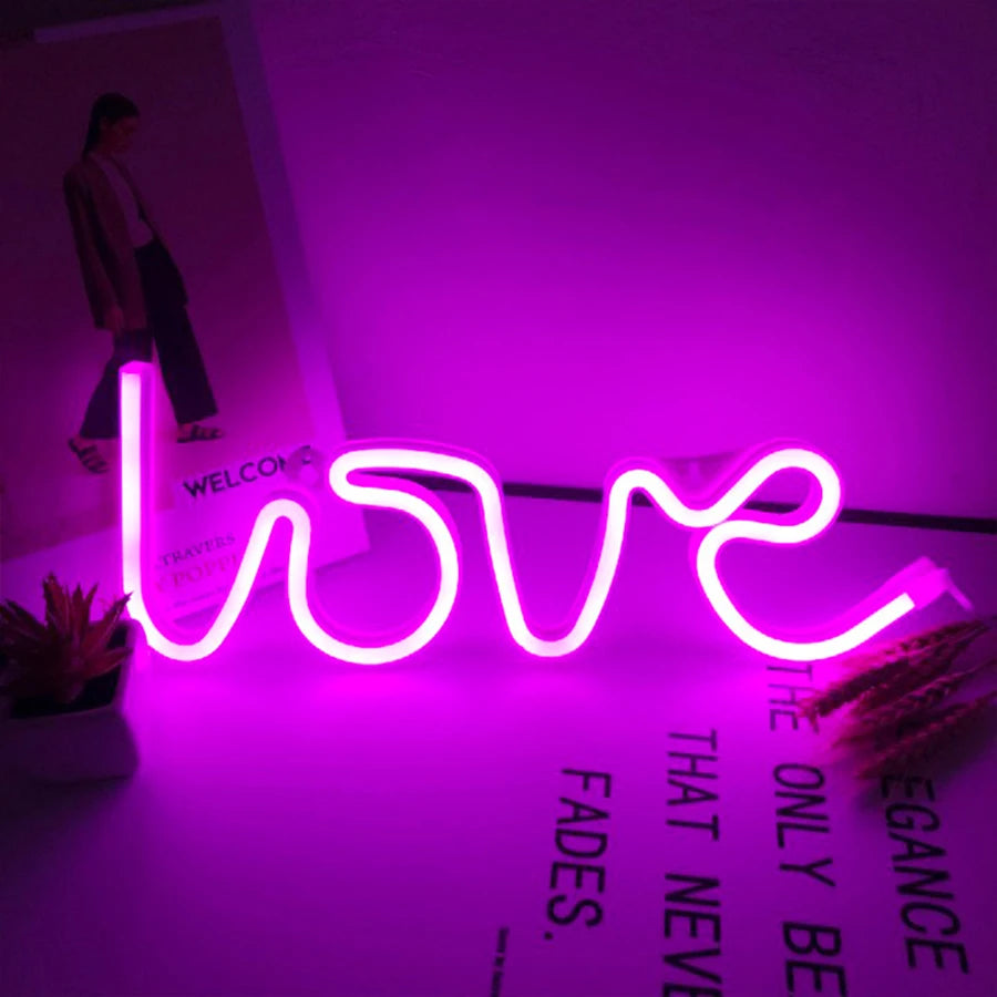 Valentine's Day Love Neon Light Sign Decoration