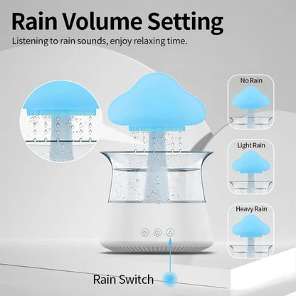 Relax Cloud Rain Diffuser Humidifier Raindrop Aromatherapy