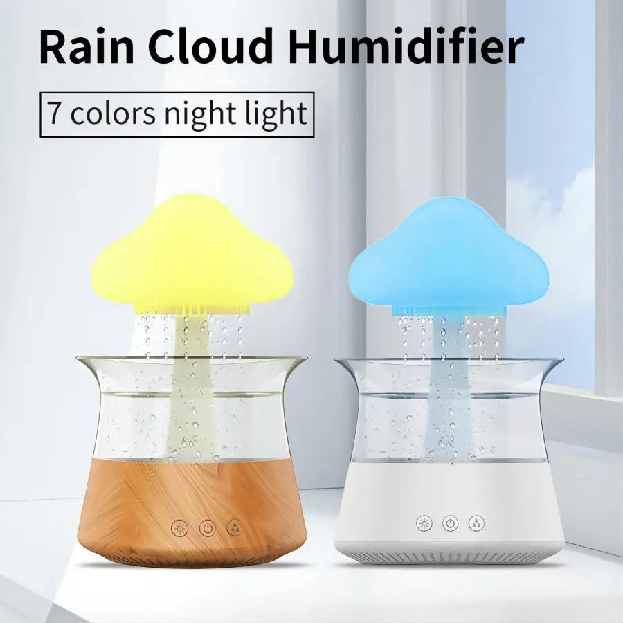 Relax Cloud Rain Diffuser Humidifier Raindrop Aromatherapy