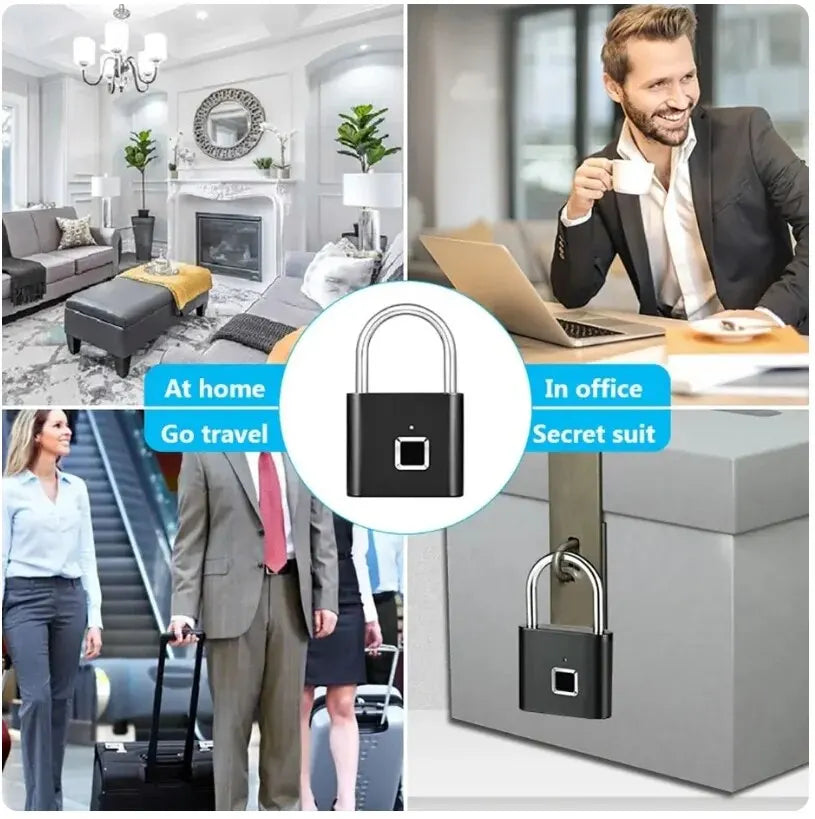 Fingerprint Lock Keyless Waterproof Anti-Theft Smart Lock