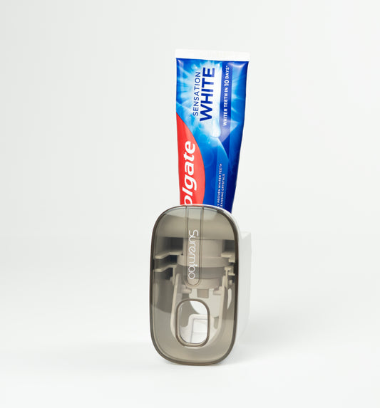 Wall-Mounted Toothbrush Holder with Dispenser